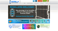 Desktop Screenshot of gorillaservers.com